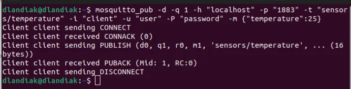 MQTT connection using Client ID, Username and Password in TBMQ