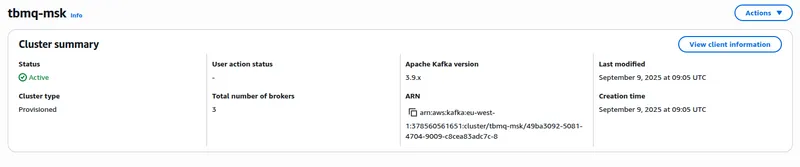 AWS MSK Details