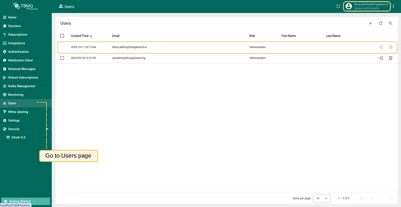 New user created via Google OAuth 2.0 login