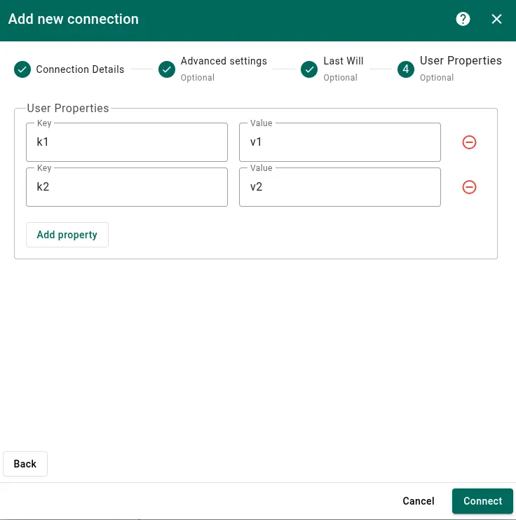 Last will user properties available for MQTT 5