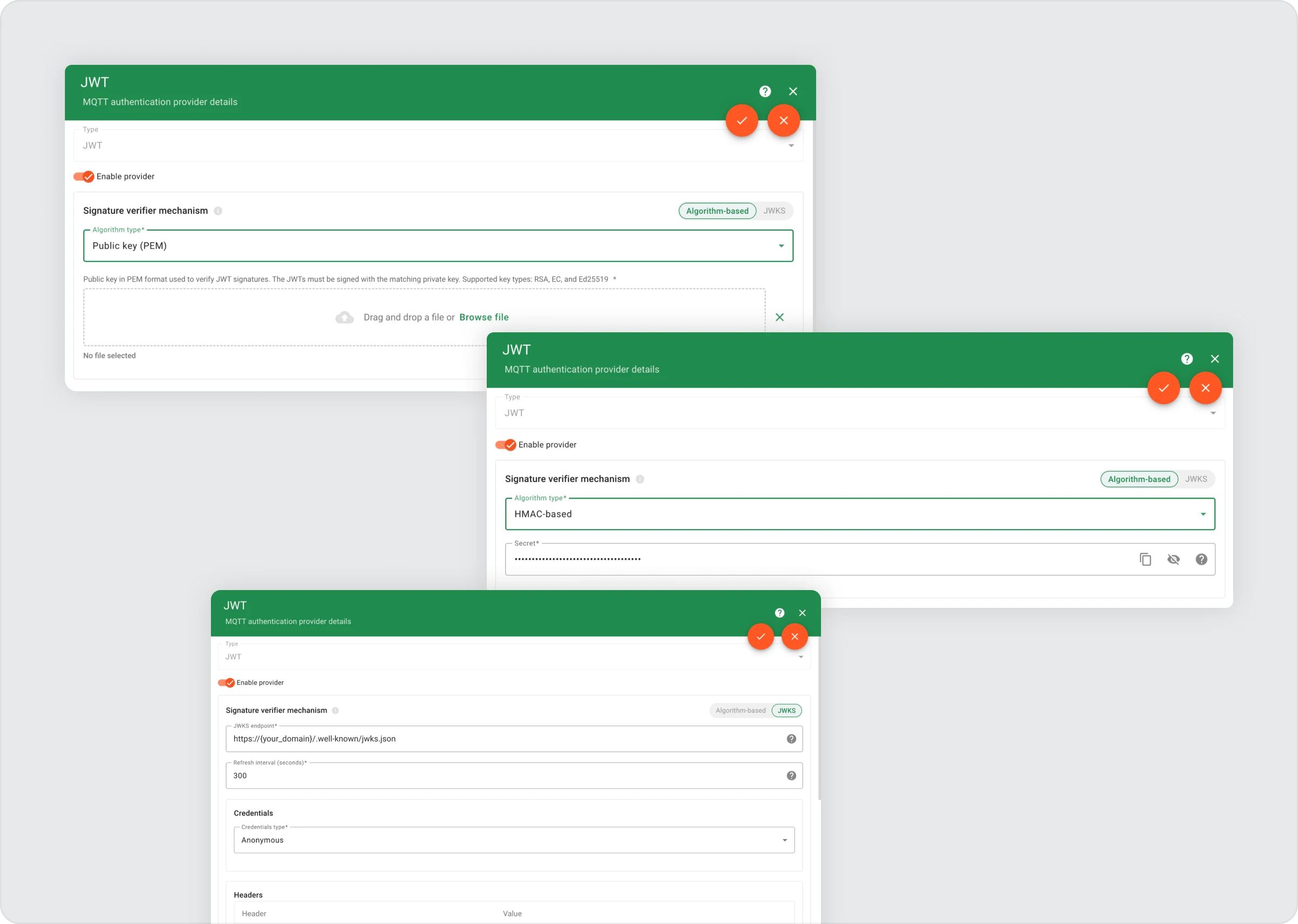 JWT authentication configuration in TBMQ 2.2